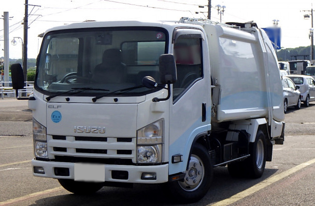 いすゞ エルフ 小型 パッカー車(塵芥車) プレス式 TKG-NMR85N｜画像1