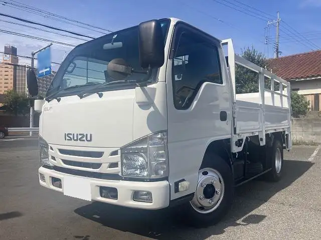 いすゞ エルフ 小型 平ボディ パワーゲート 床鉄板 の中古トラック【車両No.174364】