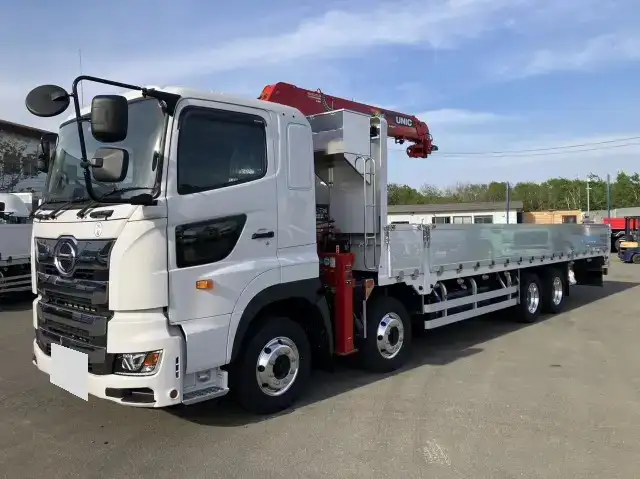 日野 プロフィア 大型 クレーン付 アルミブロック エアサス の中古トラック【車両No.174805】