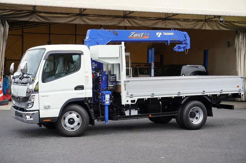 三菱 キャンター 小型 クレーン付 アルミブロック 4段 の中古トラック【車両No.174732】