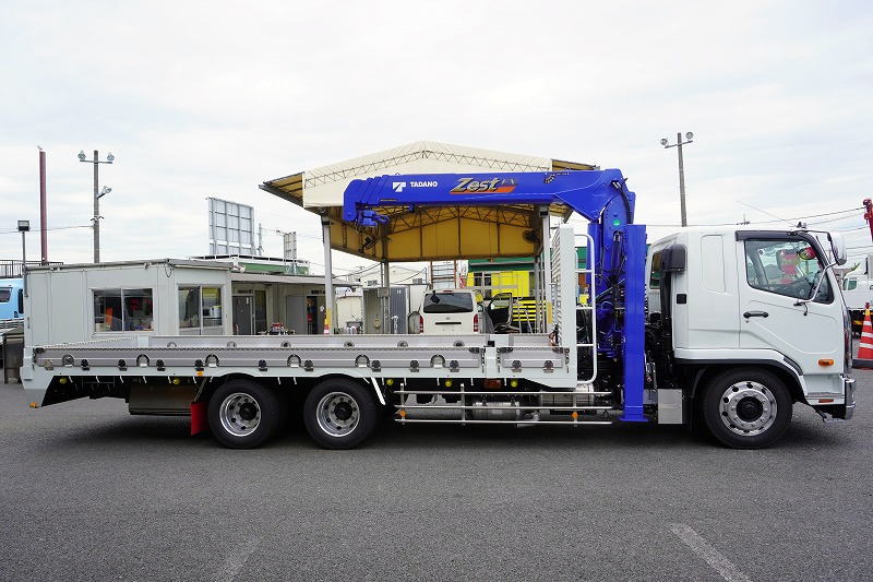 三菱 ファイター 中型/増トン 車両重機運搬 4段クレーン ラジコン｜画像2