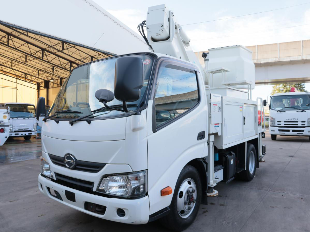 日野 デュトロ 小型 高所・建柱車 高所作業車 電工仕様｜画像1