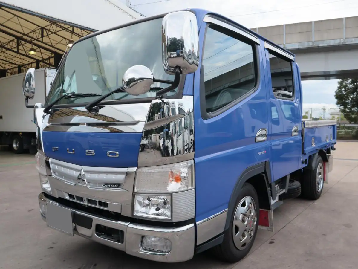 三菱 キャンター 小型 平ボディ Wキャブ 床鉄板 の中古トラック【車両No.174758】