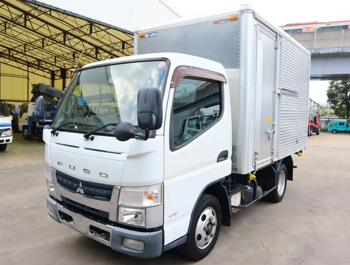 三菱 キャンター 小型 アルミバン 床鉄板 サイドドア の中古トラック【車両No.174751】