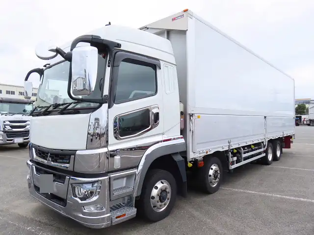 三菱 スーパーグレート 大型 ウイング ハイルーフ エアサス の中古トラック【車両No.174446】