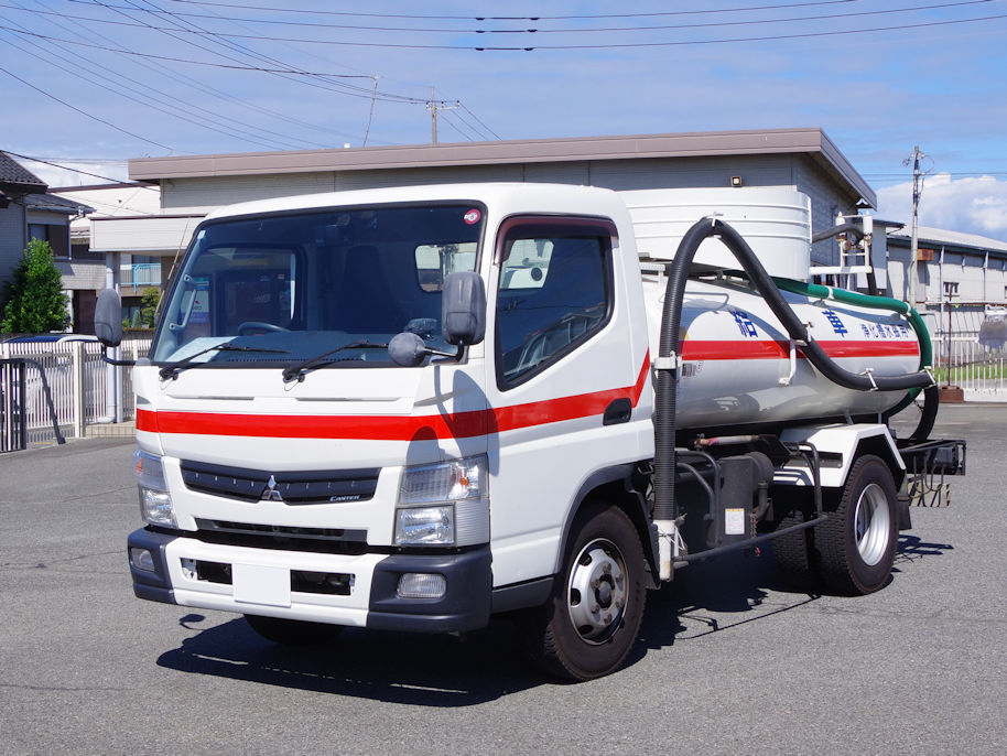 三菱 キャンター 小型 タンク車 バキューム SKG-FEB90