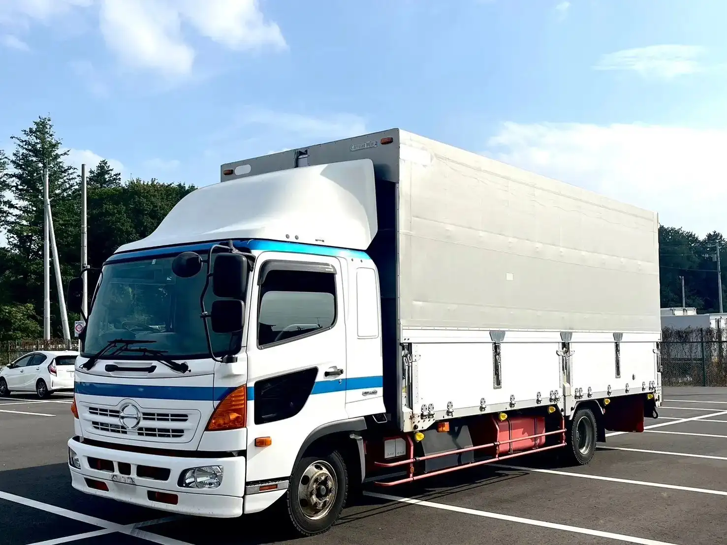 日野 レンジャー 中型/増トン ウイング 幌ウイング ベッド の中古トラック【車両No.174902】