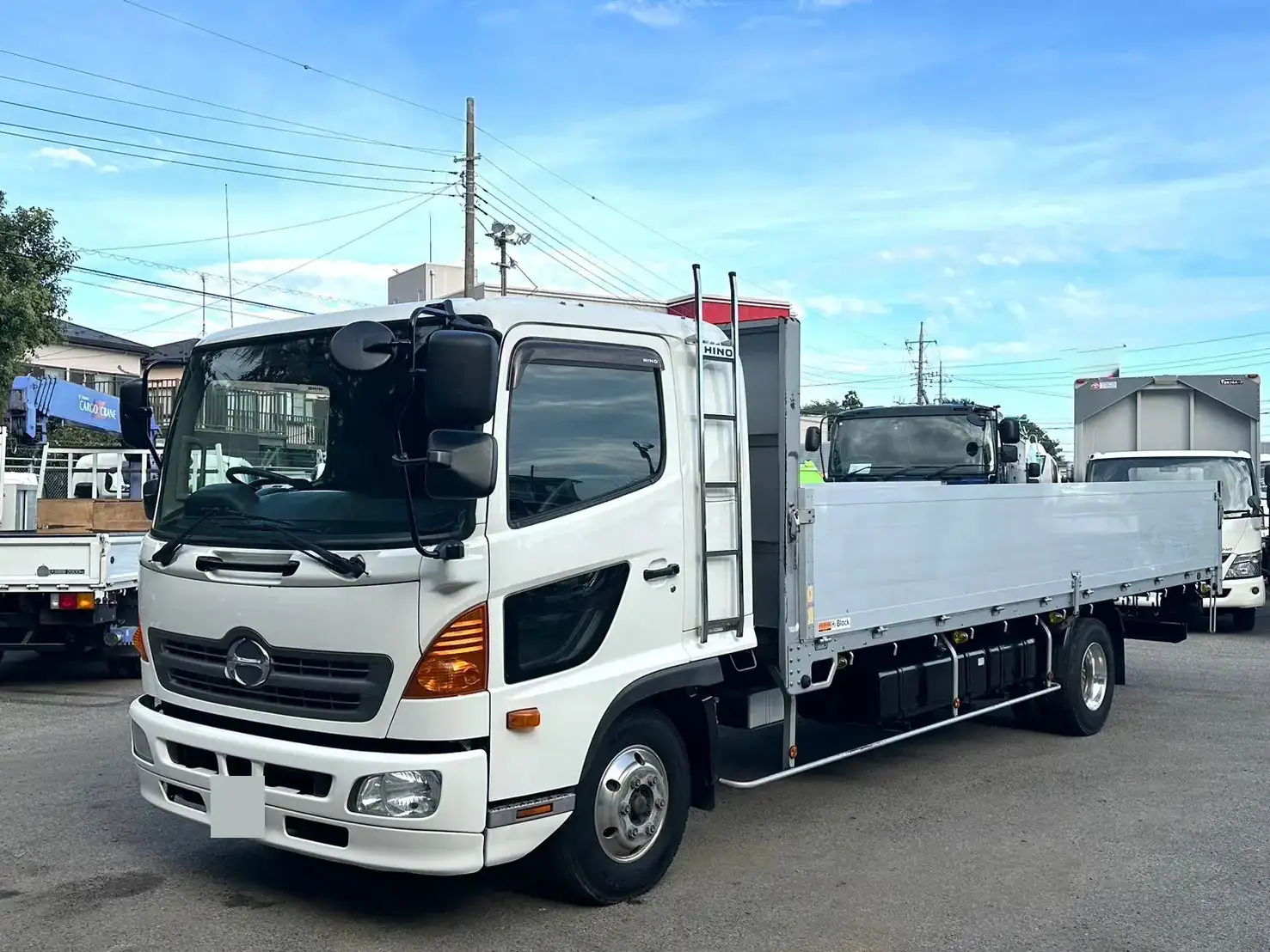 日野 レンジャー 中型/増トン 平ボディ アルミブロック ベッド の中古トラック【車両No.174542】