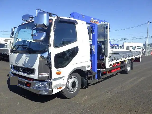 三菱 ファイター 中型/増トン 車両重機運搬 4段クレーン ラジコン の中古トラック【車両No.174456】