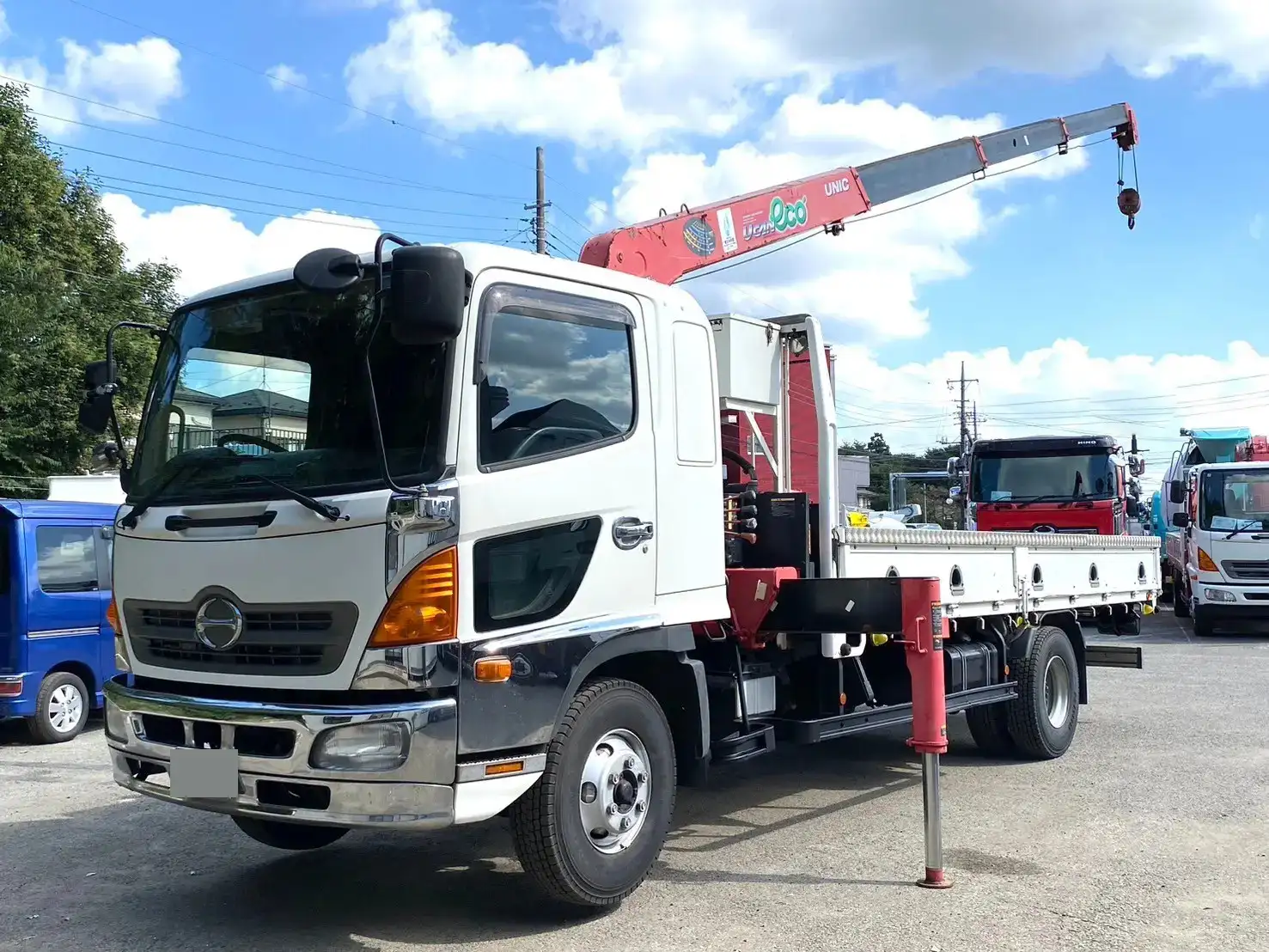 日野 レンジャー 中型/増トン クレーン付 4段 ラジコン の中古トラック【車両No.174936】