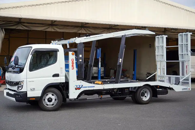 三菱 キャンター 小型 車両重機運搬 ラジコン ウインチ の中古トラック【車両No.175099】