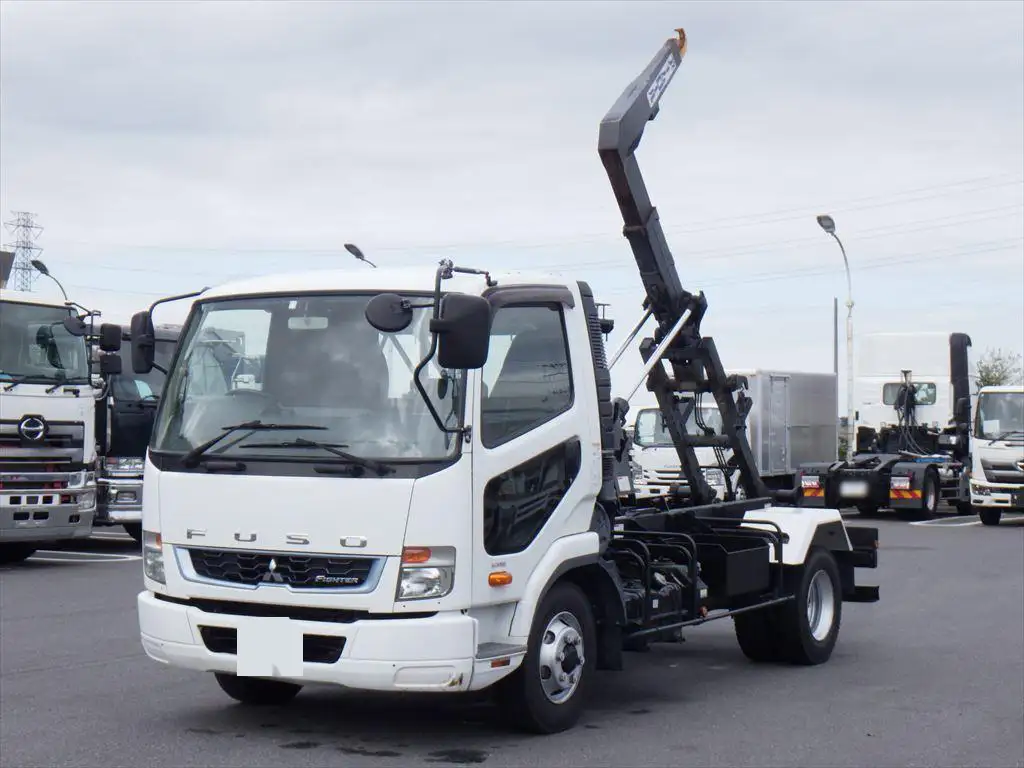 三菱 ファイター 中型/増トン アームロール ツインホイスト 2KG-FK71F の中古トラック【車両No.175214】