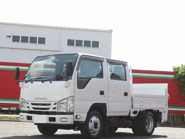 いすゞ エルフ 小型 平ボディ Wキャブ パワーゲート の中古トラック【車両No.175174】