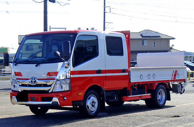 トヨタ ダイナ 小型 平ボディ ワイドロング 2KG-XZU710