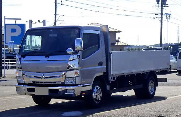 三菱 キャンター 小型 平ボディ 床鉄板 アルミブロック の中古トラック【車両No.175150】