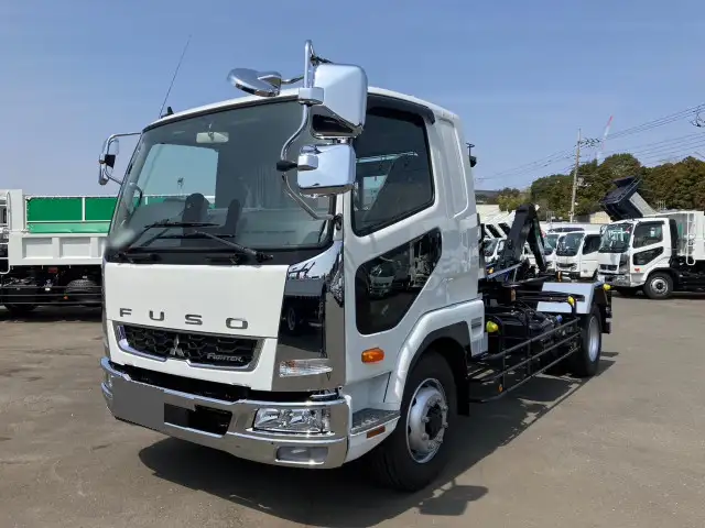 三菱 ファイター 中型/増トン アームロール ツインホイスト ベッド の中古トラック【車両No.175403】