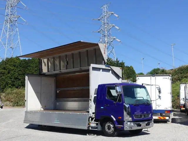 三菱 ファイター 中型/増トン ウイング エアサス ベッド の中古トラック【車両No.175311】