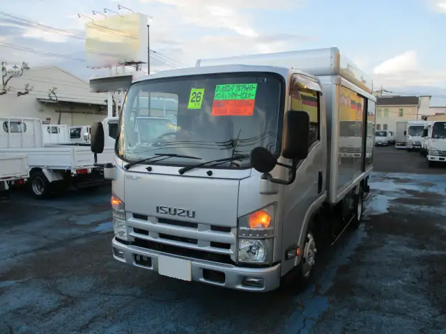いすゞ エルフ 小型 アルミバン ボトルカー サイドドア の中古トラック【車両No.175455】