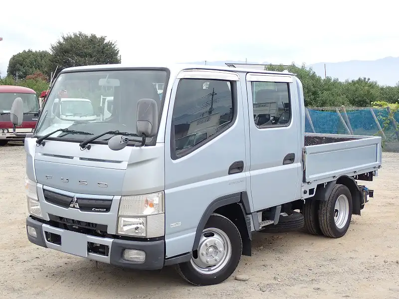 三菱 キャンター 小型 平ボディ Wキャブ TPG-FBA00 の中古トラック【車両No.175107】