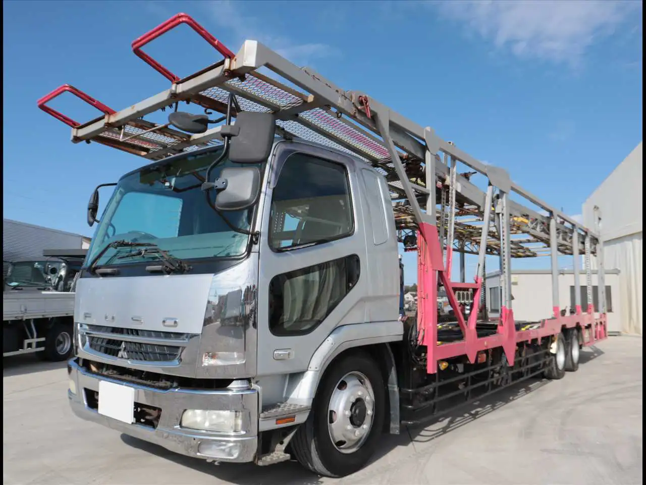 三菱 ファイター 中型/増トン 車両重機運搬 ベッド PDG-FQ62F の中古トラック【車両No.175470】