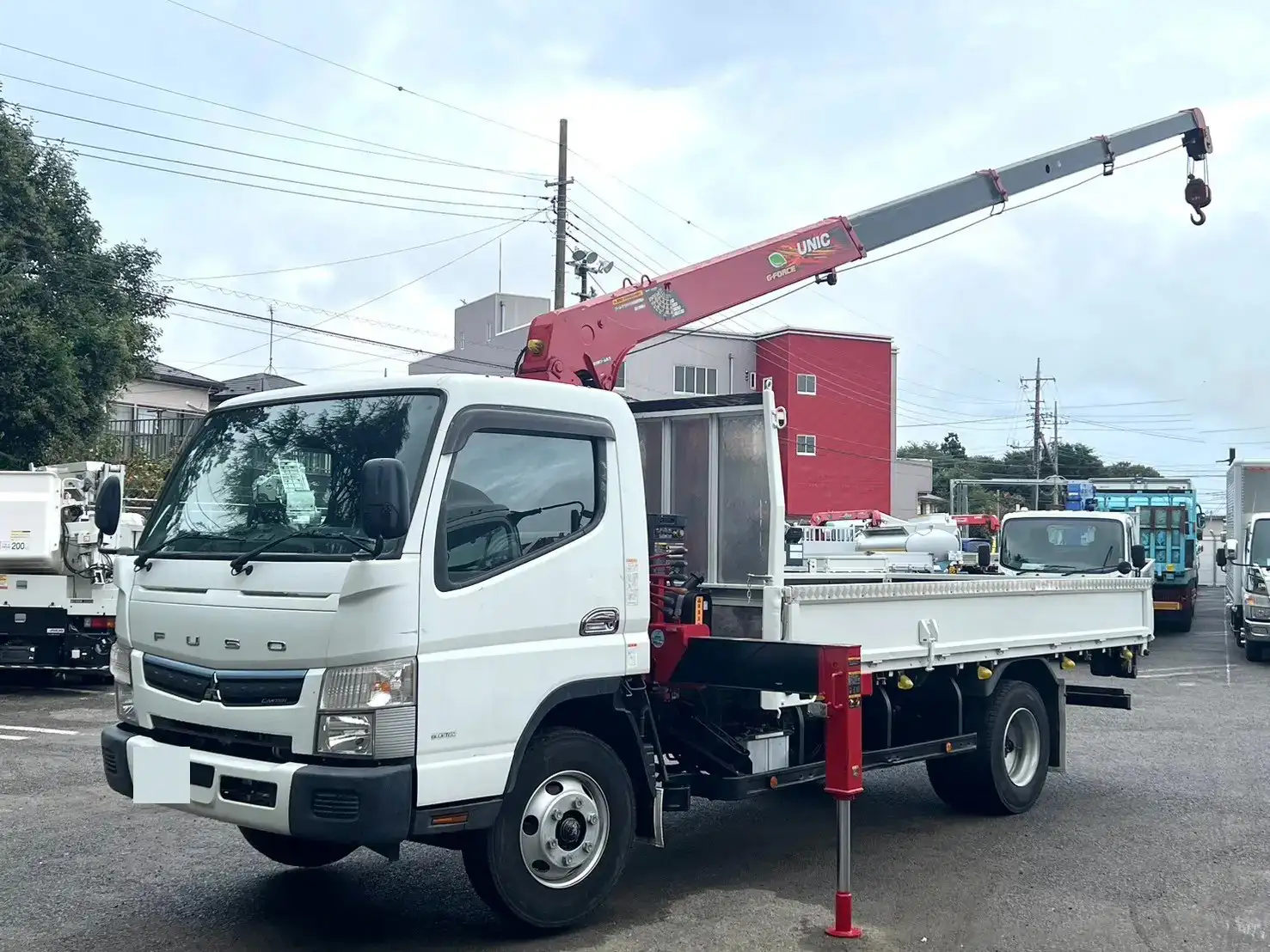 三菱 キャンター 小型 クレーン付 4段 ラジコン の中古トラック【車両No.175377】