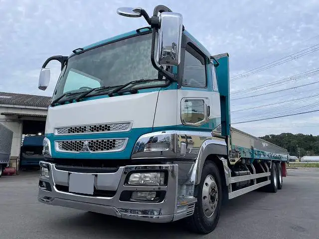 三菱 スーパーグレート 大型 平ボディ アルミブロック エアサス の中古トラック【車両No.175299】