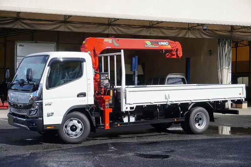 三菱 キャンター 小型 クレーン付 4段 ラジコン の中古トラック【車両No.175639】