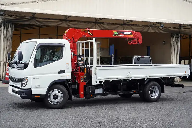 三菱 キャンター 小型 クレーン付 4段 ラジコン の中古トラック【車両No.175637】