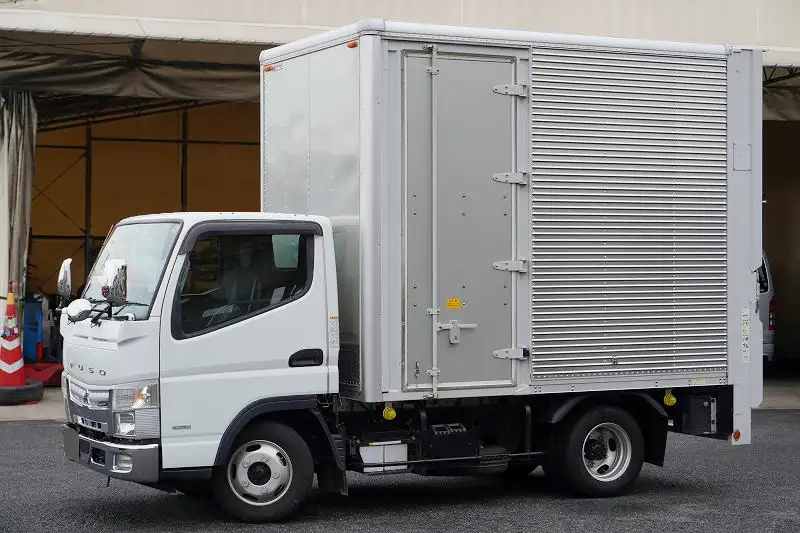三菱 キャンター 小型 アルミバン パワーゲート サイドドア の中古トラック【車両No.175655】