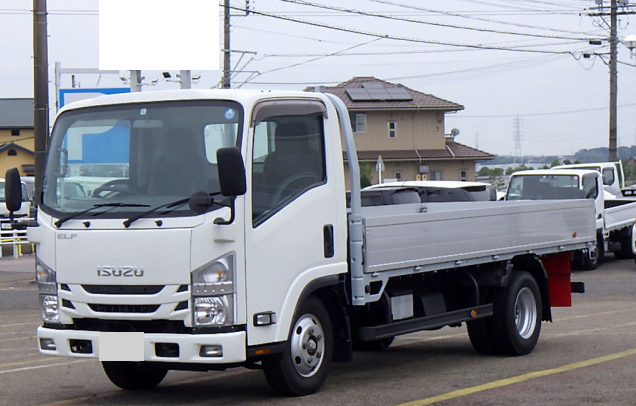 いすゞ エルフ 小型 平ボディ アルミブロック TRG-NMR85AR｜画像1