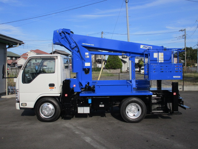 いすゞ エルフ 小型 高所・建柱車 高所作業車 TPG-NKR85N｜画像6