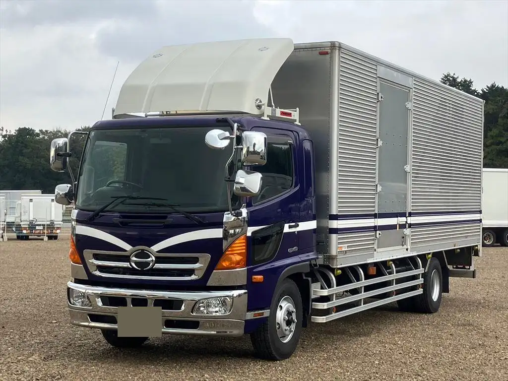 日野 レンジャー 中型/増トン アルミバン サイドドア ベッド の中古トラック【車両No.175737】