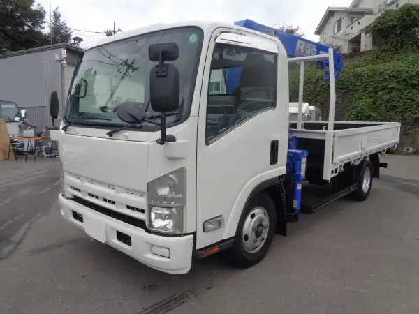 いすゞ エルフ 小型 クレーン付 4段 ラジコン の中古トラック【車両No.175735】