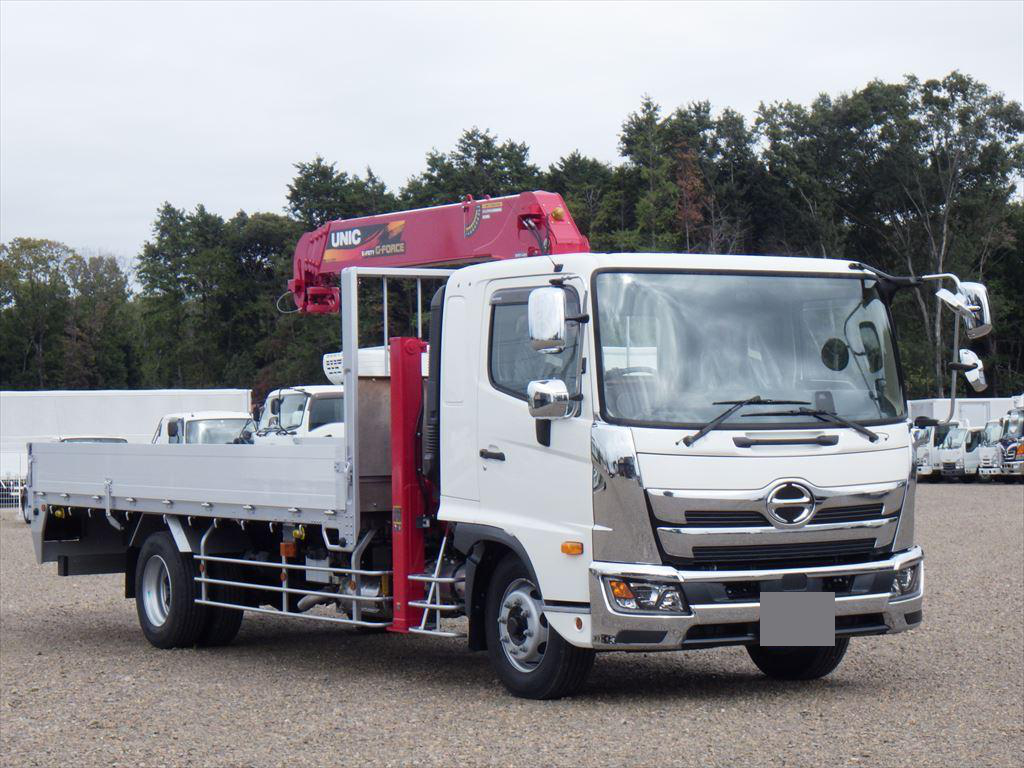 日野 レンジャー 中型/増トン 車両重機運搬 5段クレーン ラジコン｜画像2