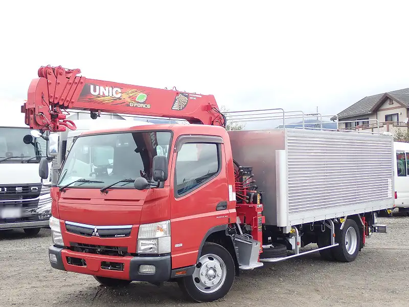 三菱 キャンター 小型 クレーン付 パワーゲート 6段 の中古トラック【車両No.175587】