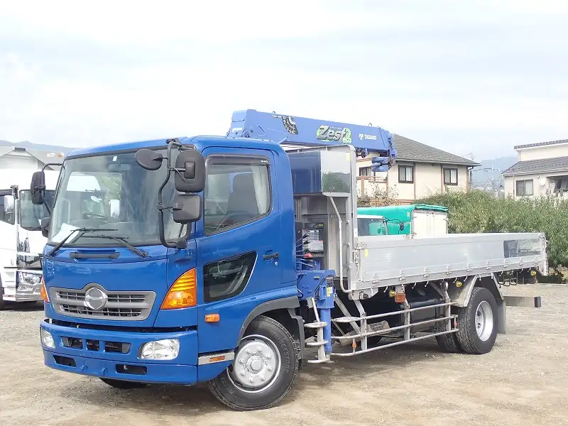 日野 レンジャー 中型/増トン クレーン付 アルミブロック 3段 の中古トラック【車両No.175622】
