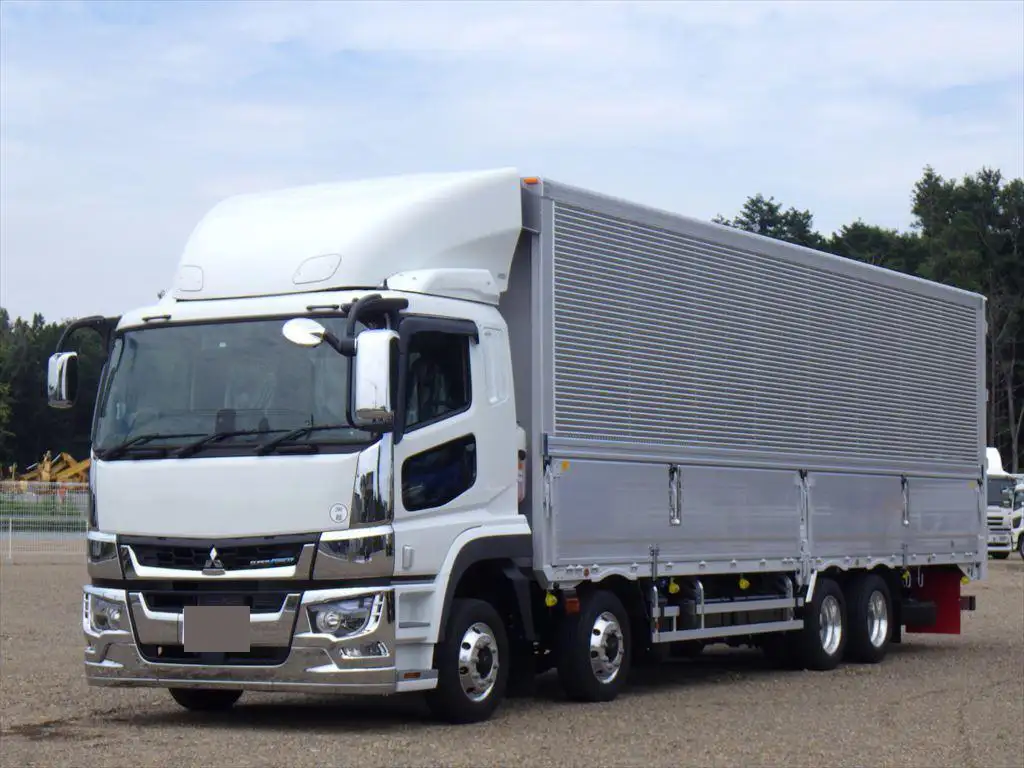 三菱 スーパーグレート 大型 ウイング エアサス ベッド の中古トラック【車両No.175891】