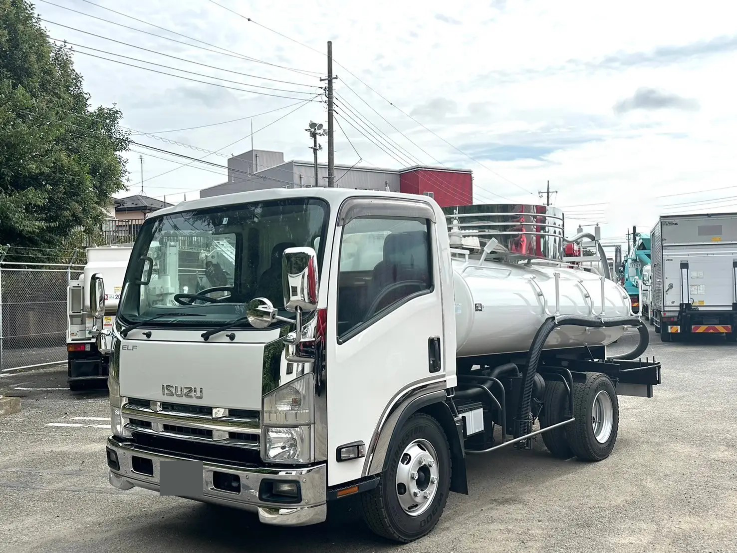 いすゞ エルフ 小型 タンク車 バキューム SKG-NPR85YN｜画像1