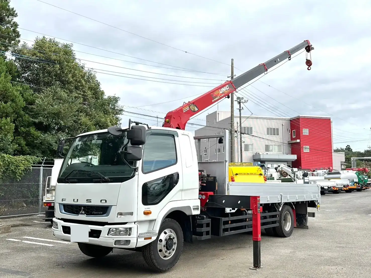 三菱 ファイター 中型/増トン クレーン付 アルミブロック エアサス の中古トラック【車両No.175787】