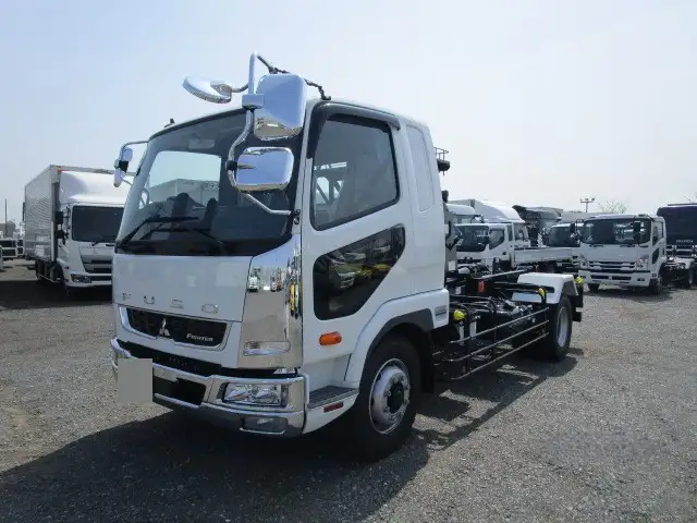 三菱 ファイター 中型/増トン アームロール ツインホイスト ベッド の中古トラック【車両No.175878】
