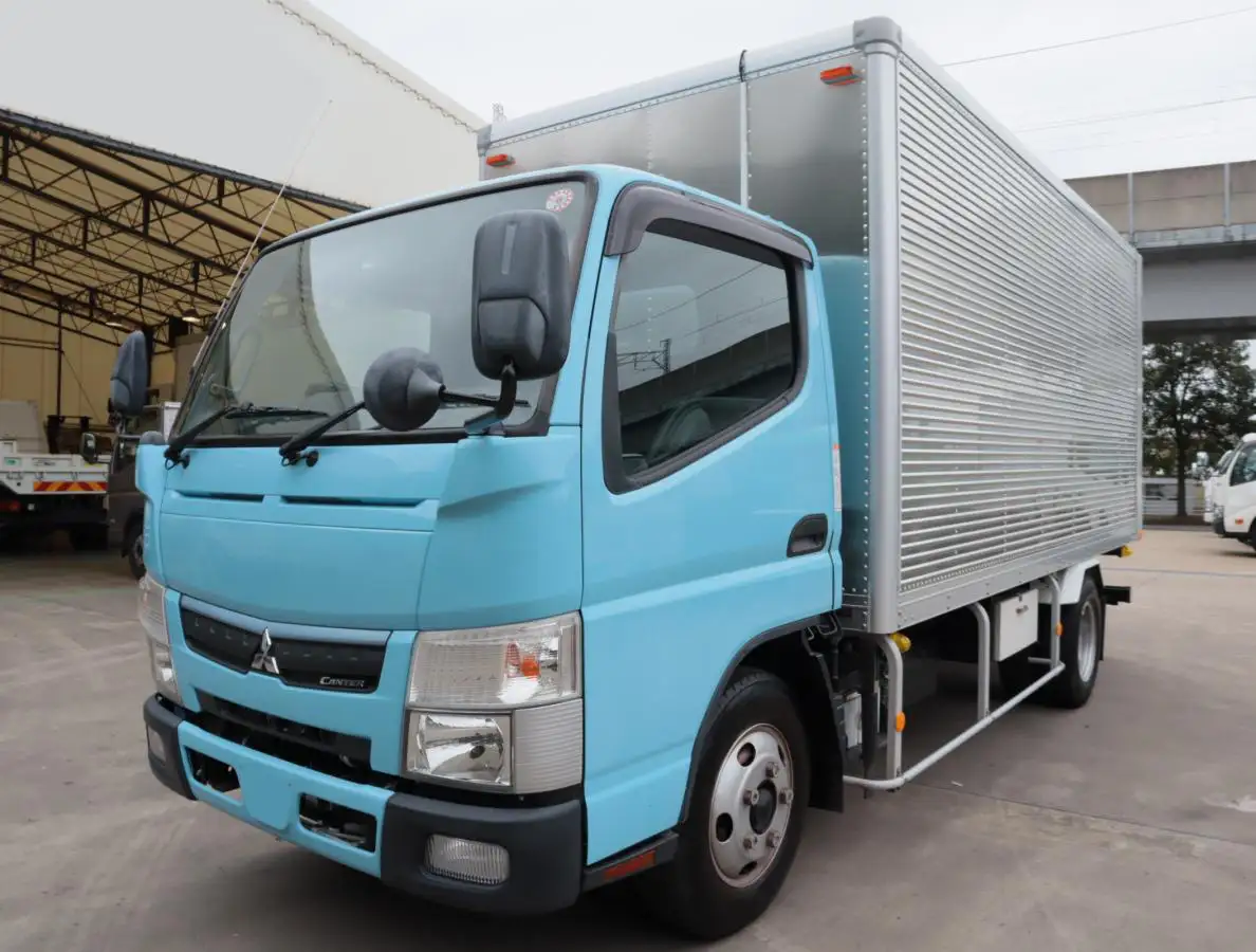 三菱 キャンター 小型 アルミバン 床鉄板 シャッター式 の中古トラック【車両No.176104】