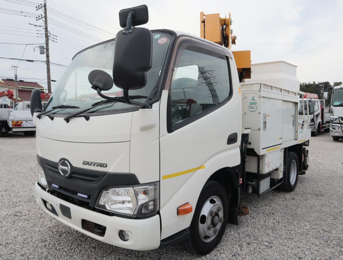 日野 デュトロ 小型 高所・建柱車 高所作業車 TPG-XZU605M｜画像1