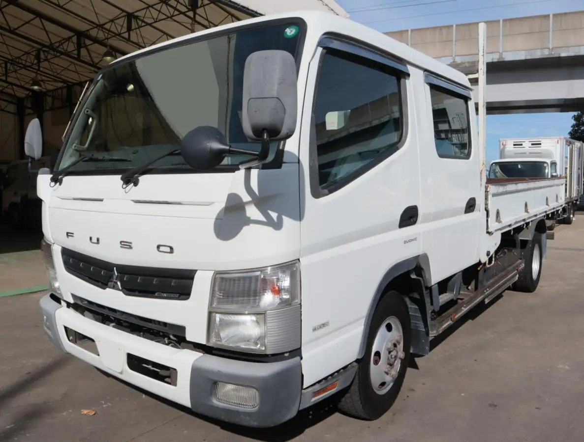 三菱 キャンター 小型 平ボディ Wキャブ 床鉄板 の中古トラック【車両No.176089】