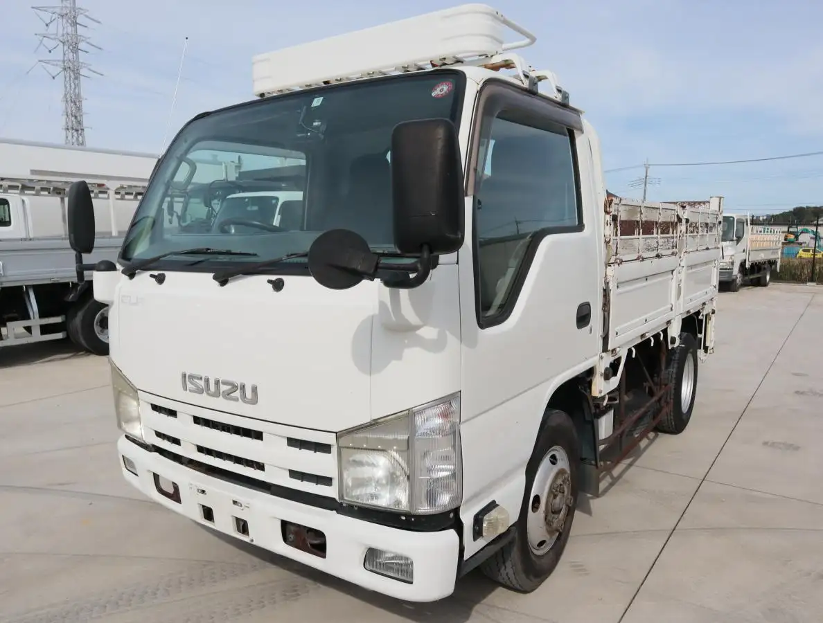 いすゞ エルフ 小型 平ボディ パワーゲート 床鉄板 の中古トラック【車両No.176079】