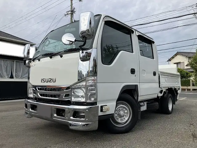 いすゞ エルフ 小型 平ボディ Wキャブ パワーゲート の中古トラック【車両No.176161】