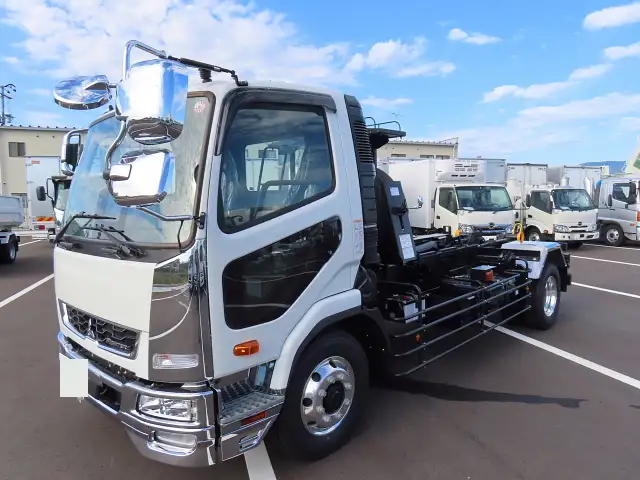 三菱 ファイター 中型/増トン アームロール ツインホイスト 2KG-FK72FZ の中古トラック【車両No.176144】