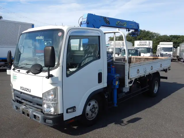 いすゞ エルフ 小型 クレーン付 3段 フックイン の中古トラック【車両No.176158】