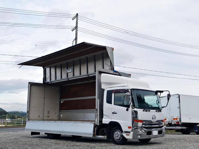 日産UD コンドル 中型/増トン ウイング エアサス ベッド｜画像1