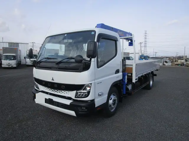 三菱 キャンター 小型 クレーン付 アルミブロック 4段 の中古トラック【車両No.176340】