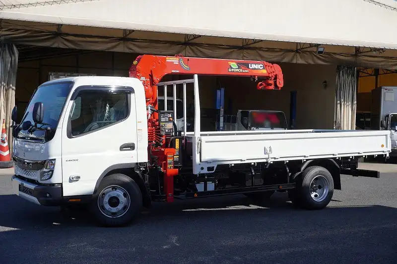 三菱 キャンター 小型 クレーン付 4段 ラジコン の中古トラック【車両No.176442】
